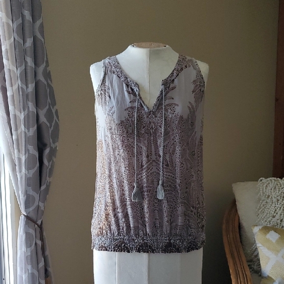 Sonoma Tops - Sonoma Women's Sleeveless Tie-Front Top